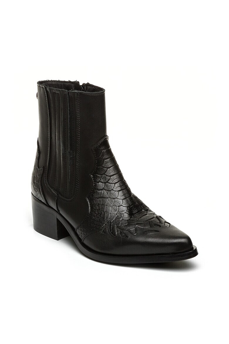 Steve Madden Десенирани кожени боти - Pepit.bg