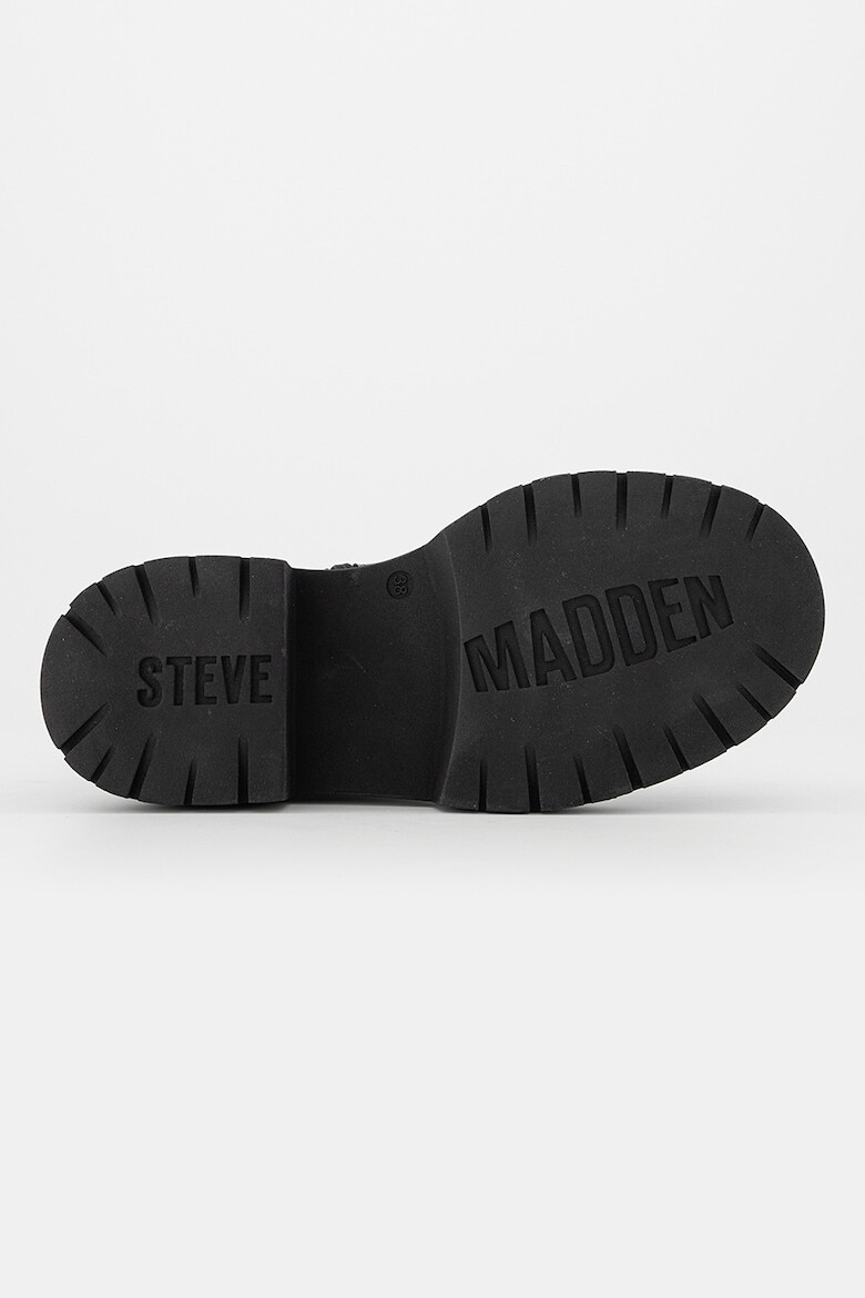 Steve Madden Кожени боти - Черен - Pepit.bg