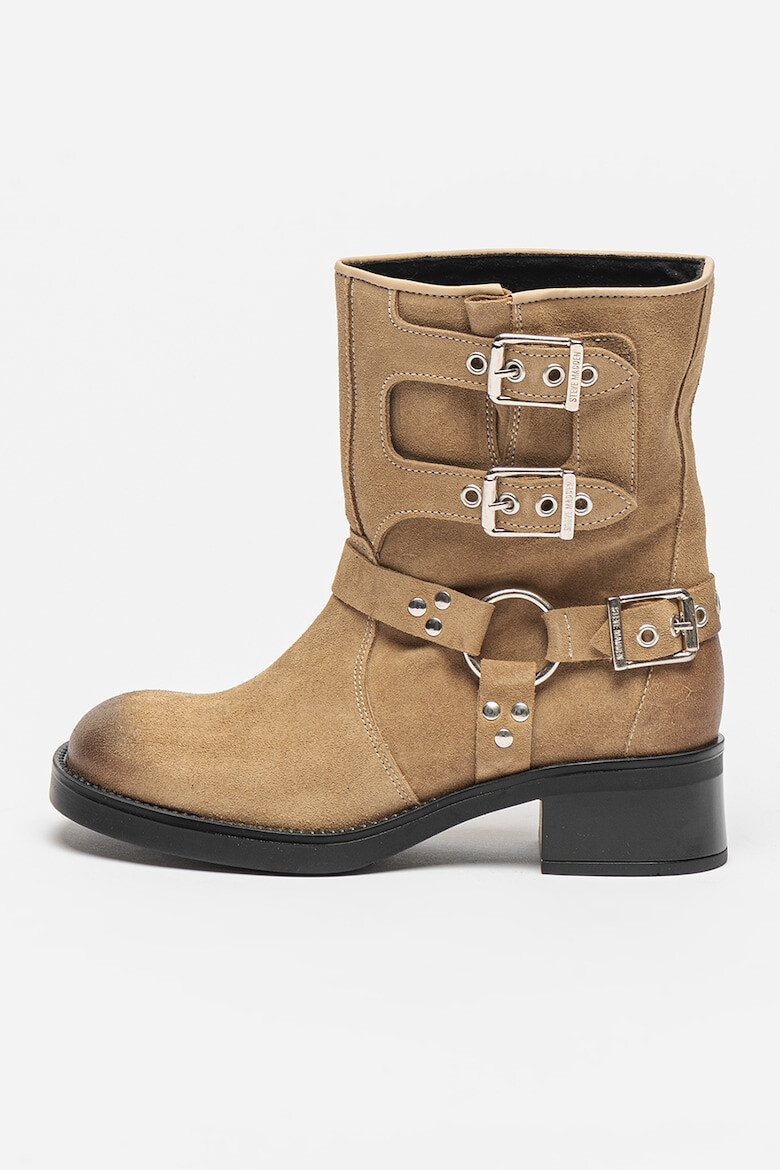 Steve Madden Кожени боти Becase - Pepit.bg