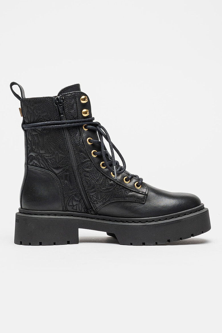 Steve Madden Кожени боти Grazier с бродерии - Pepit.bg