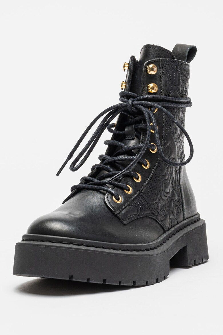 Steve Madden Кожени боти Grazier с бродерии - Pepit.bg
