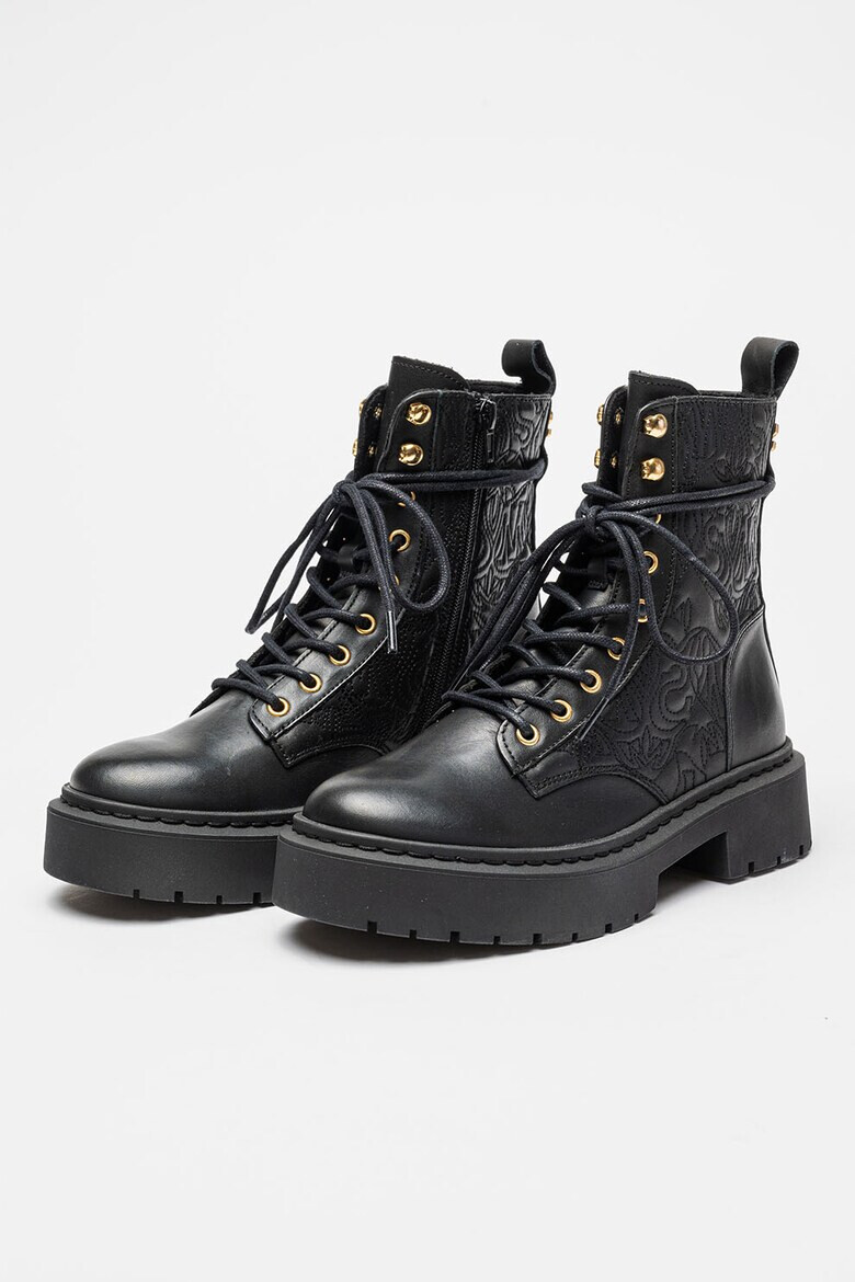 Steve Madden Кожени боти Grazier с бродерии - Pepit.bg