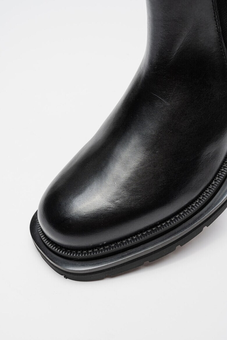 Steve Madden Кожени боти Highflyer Chelsea - Черен - Pepit.bg