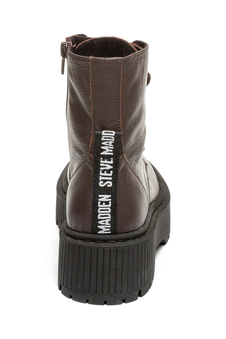 Steve Madden Кожени боти Odyl с релеф - Pepit.bg