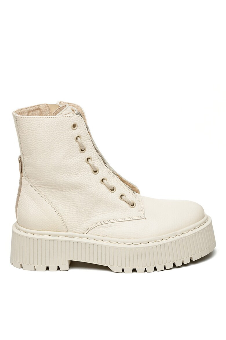 Steve Madden Кожени боти Odyl с релеф - Pepit.bg