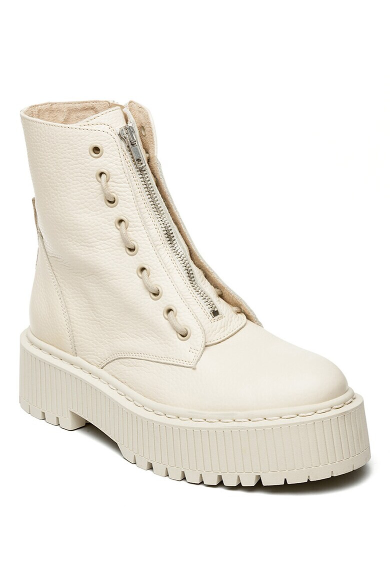 Steve Madden Кожени боти Odyl с релеф - Pepit.bg