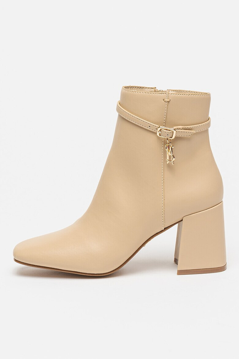 Steve Madden Кожени боти Risa с масивен ток - Pepit.bg