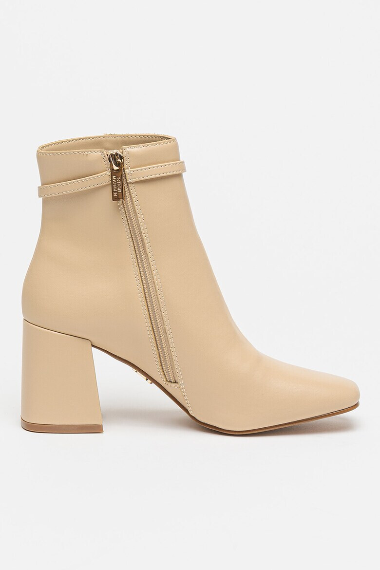 Steve Madden Кожени боти Risa с масивен ток - Pepit.bg