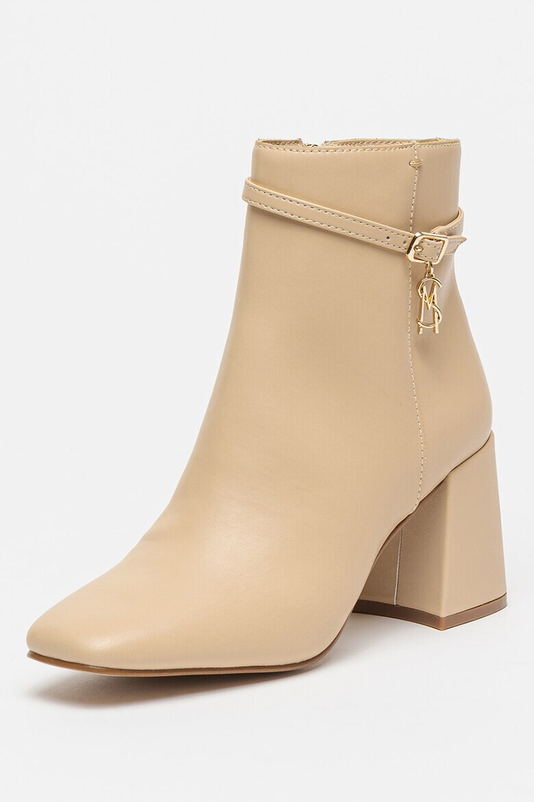 Steve Madden Кожени боти Risa с масивен ток - Pepit.bg