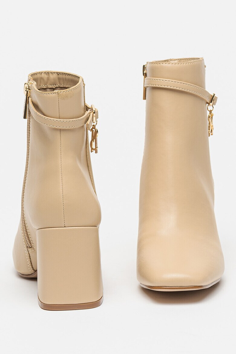 Steve Madden Кожени боти Risa с масивен ток - Pepit.bg