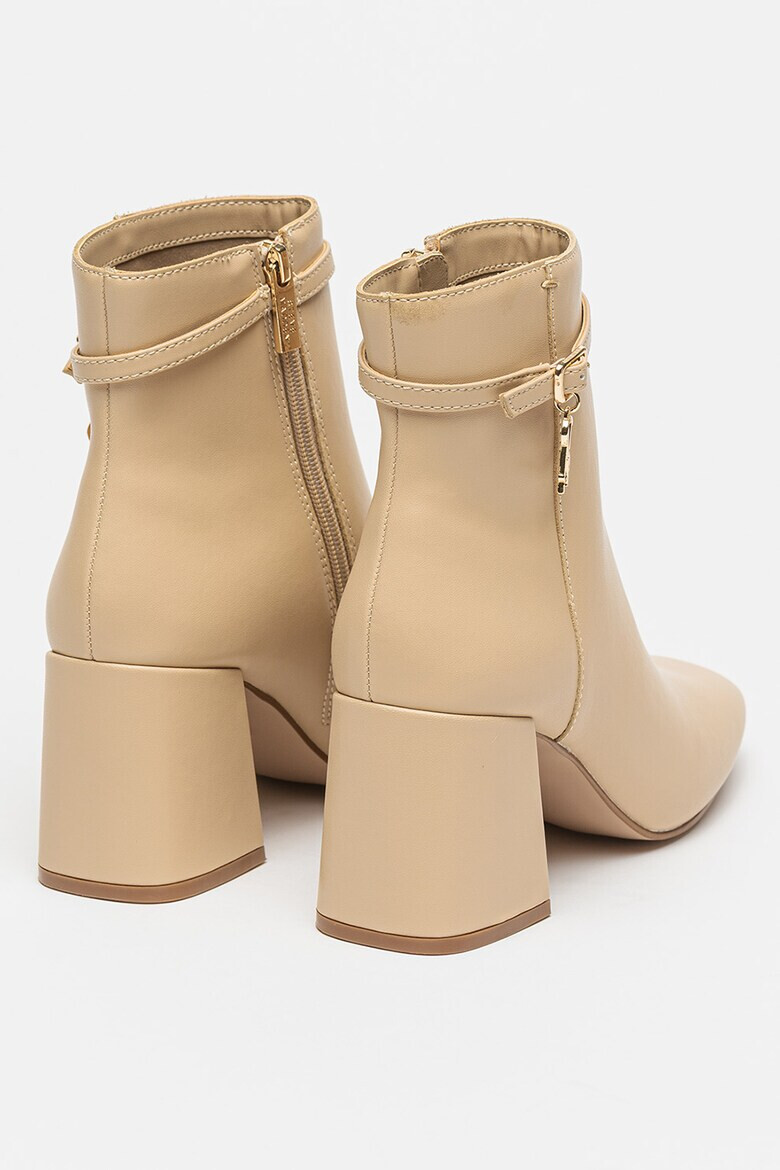 Steve Madden Кожени боти Risa с масивен ток - Pepit.bg