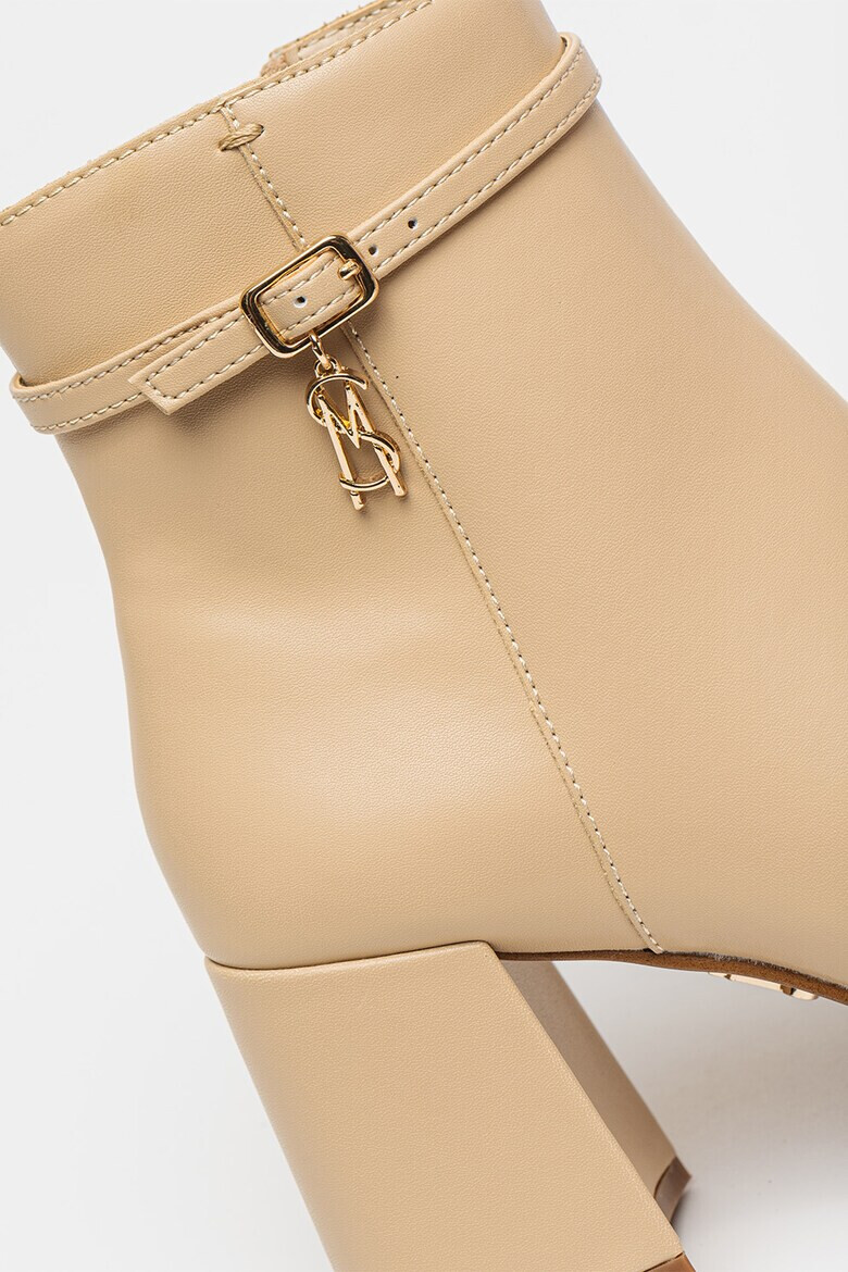 Steve Madden Кожени боти Risa с масивен ток - Pepit.bg