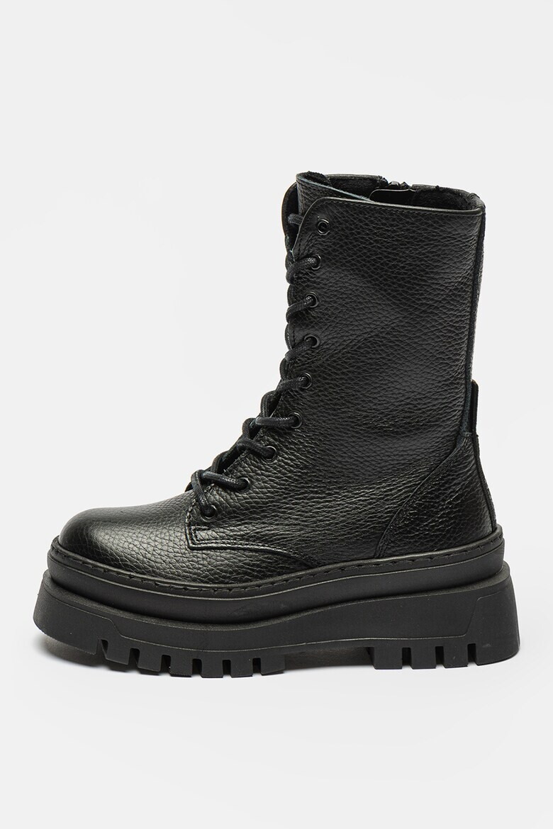 Steve Madden Кожени боти с равна платформа - Pepit.bg