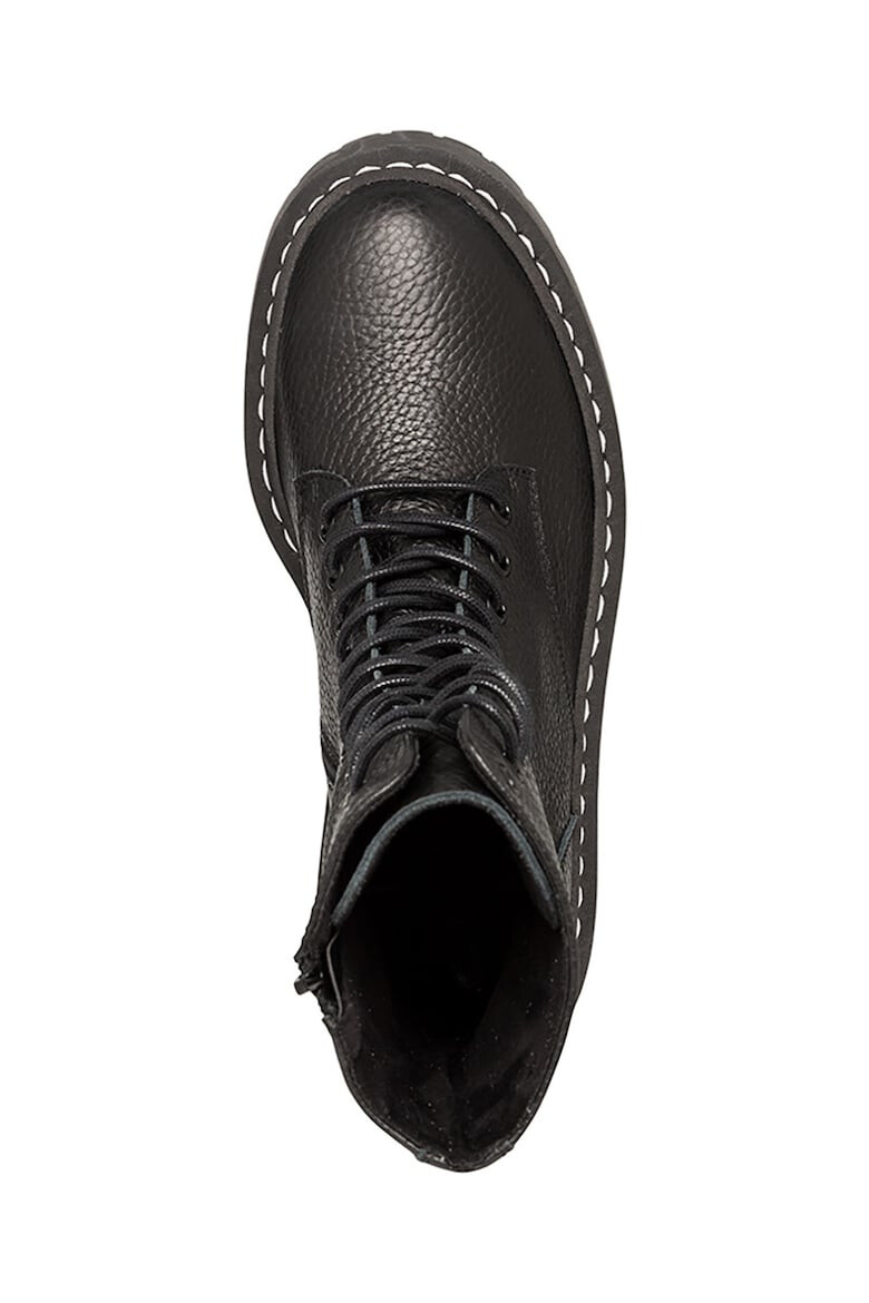 Steve Madden Кожени боти с връзки - Pepit.bg