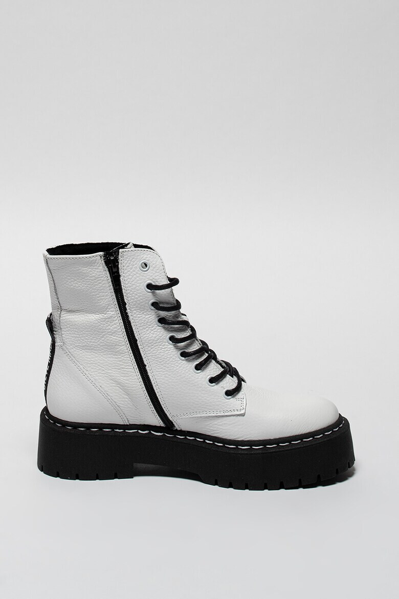 Steve Madden Кожени боти Skylar с равна платформа - Pepit.bg