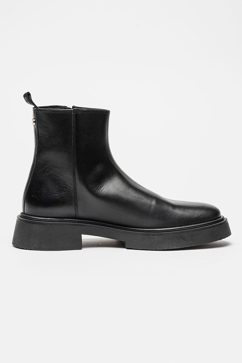 Steve Madden Кожени боти Zenith - Черен - Pepit.bg