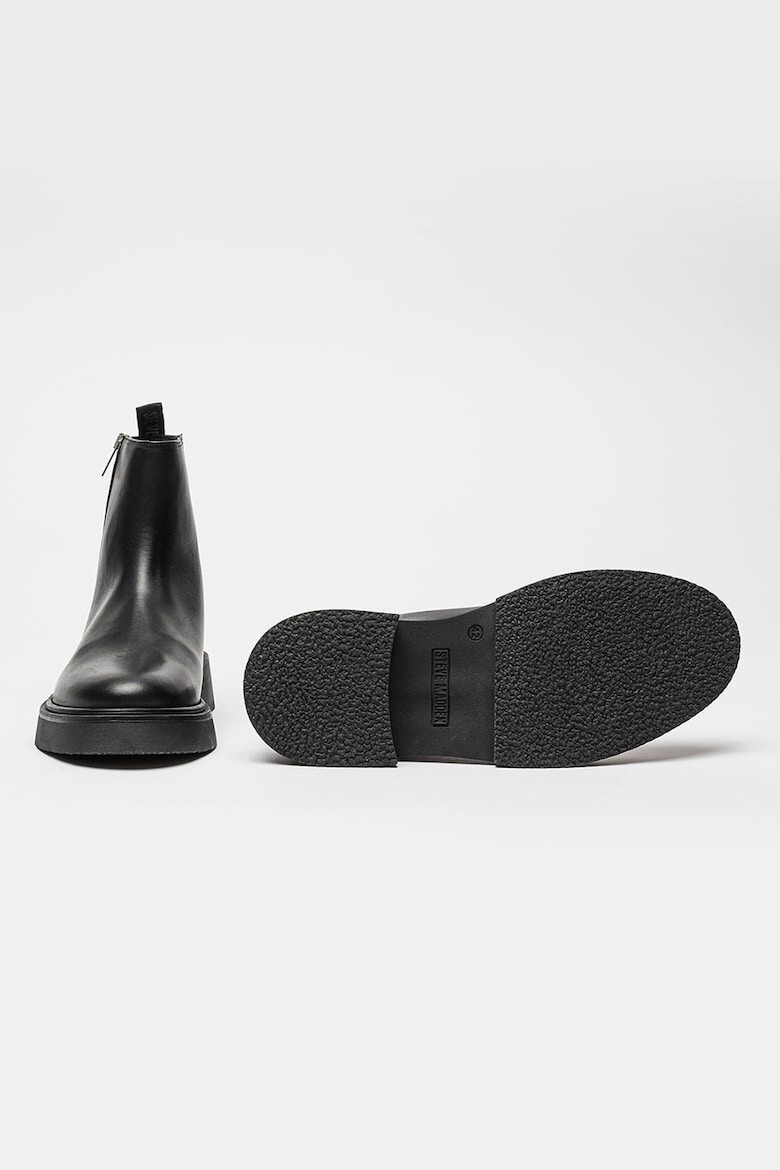 Steve Madden Кожени боти Zenith - Черен - Pepit.bg