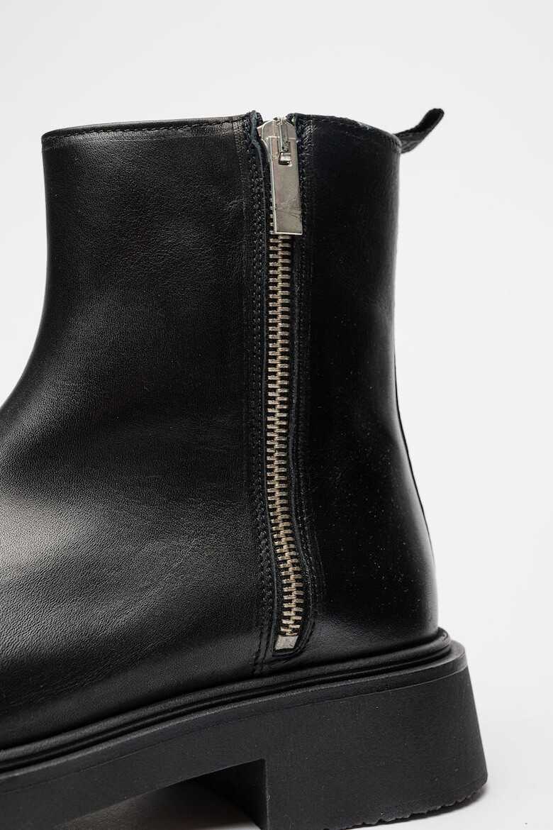 Steve Madden Кожени боти Zenith - Черен - Pepit.bg