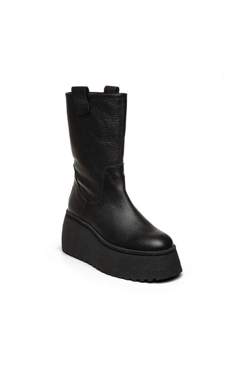 Steve Madden Кожени ботуши до прасеца - Pepit.bg