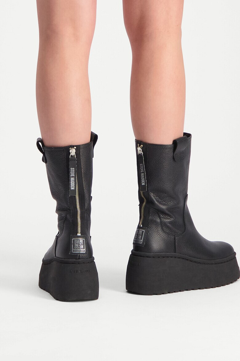 Steve Madden Кожени ботуши до прасеца - Pepit.bg