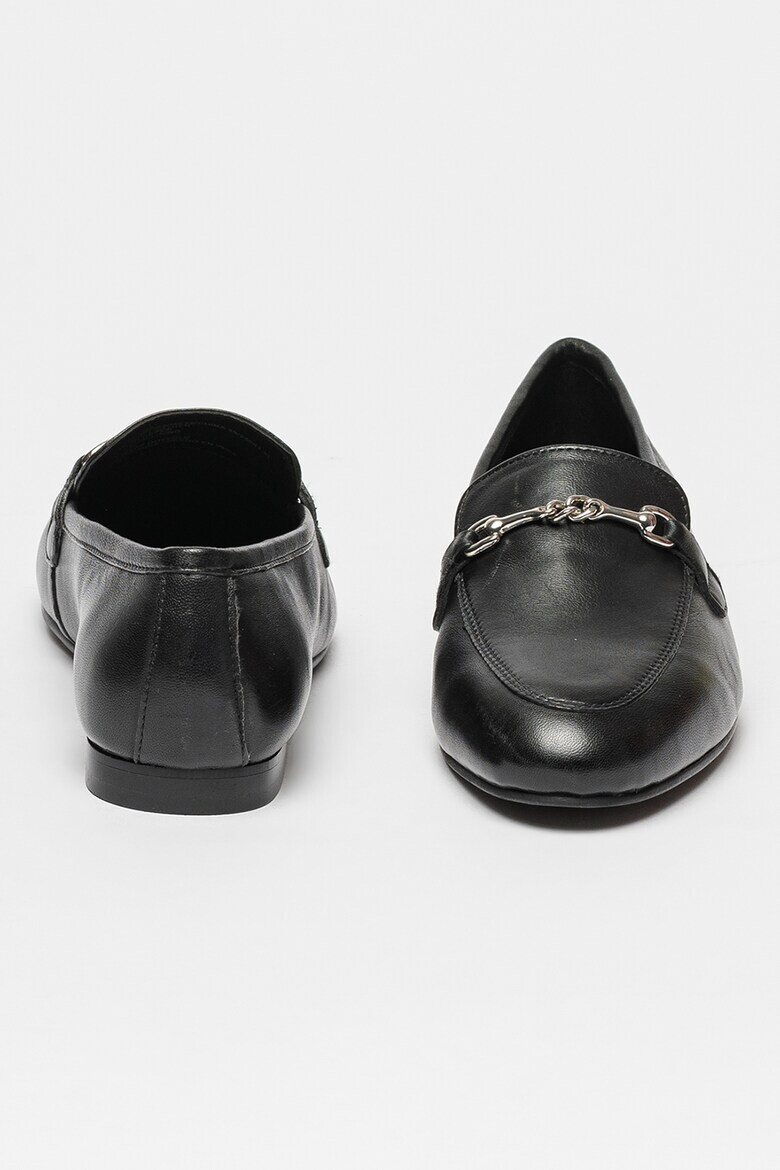 Steve Madden Кожени мокасини Catareena - Черен - Pepit.bg