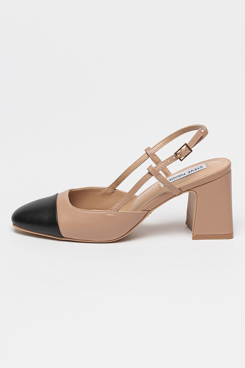 Steve Madden Кожени обувки Zeina - Черен/Прашно розово - Pepit.bg
