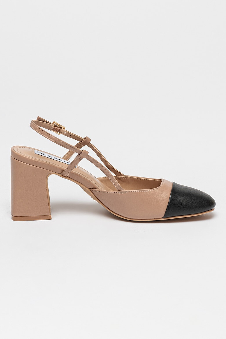 Steve Madden Кожени обувки Zeina - Черен/Прашно розово - Pepit.bg