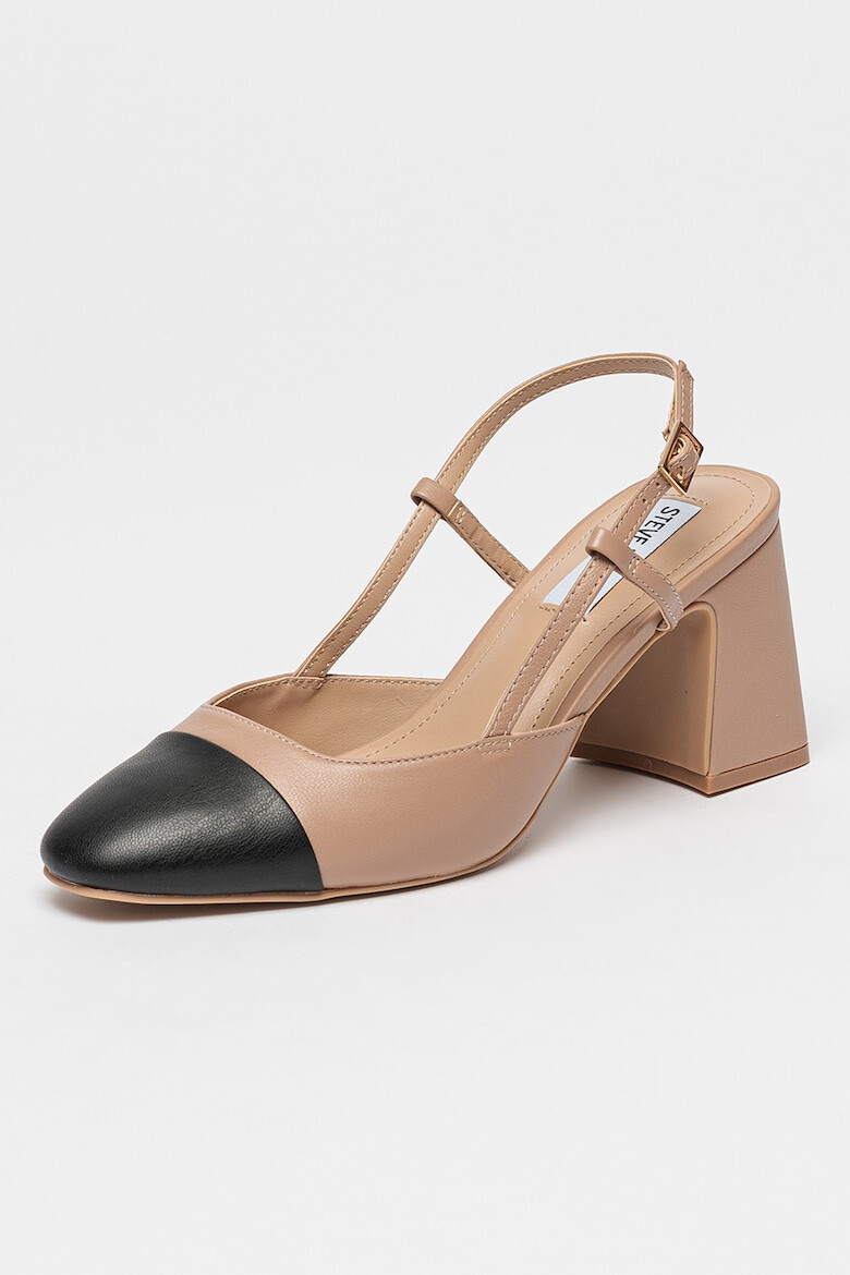 Steve Madden Кожени обувки Zeina - Черен/Прашно розово - Pepit.bg