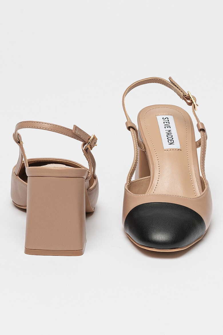 Steve Madden Кожени обувки Zeina - Черен/Прашно розово - Pepit.bg