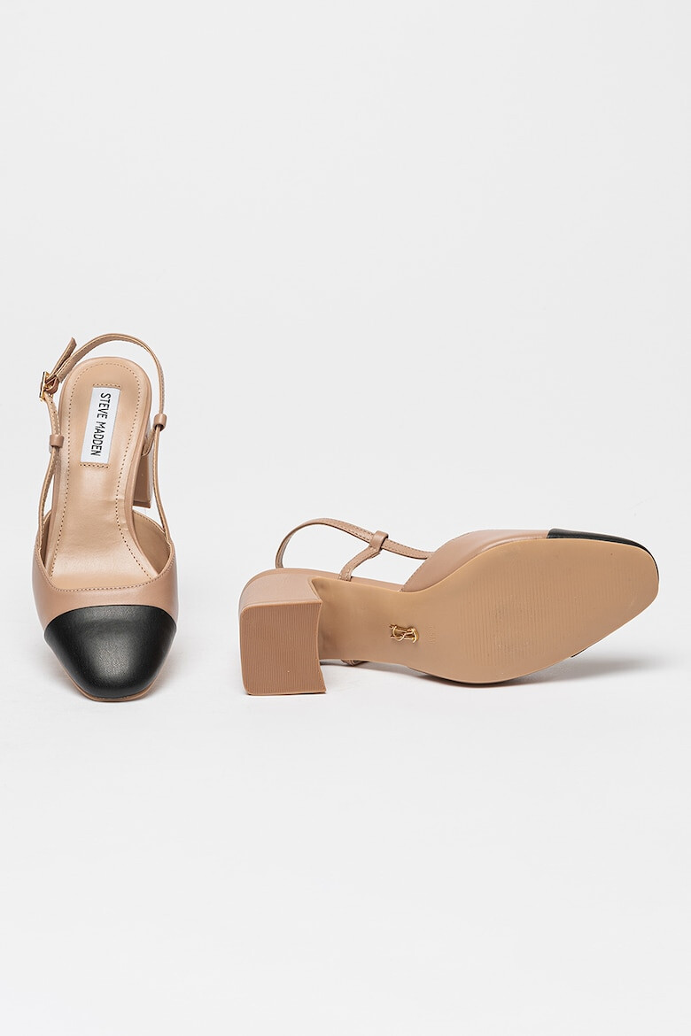 Steve Madden Кожени обувки Zeina - Черен/Прашно розово - Pepit.bg