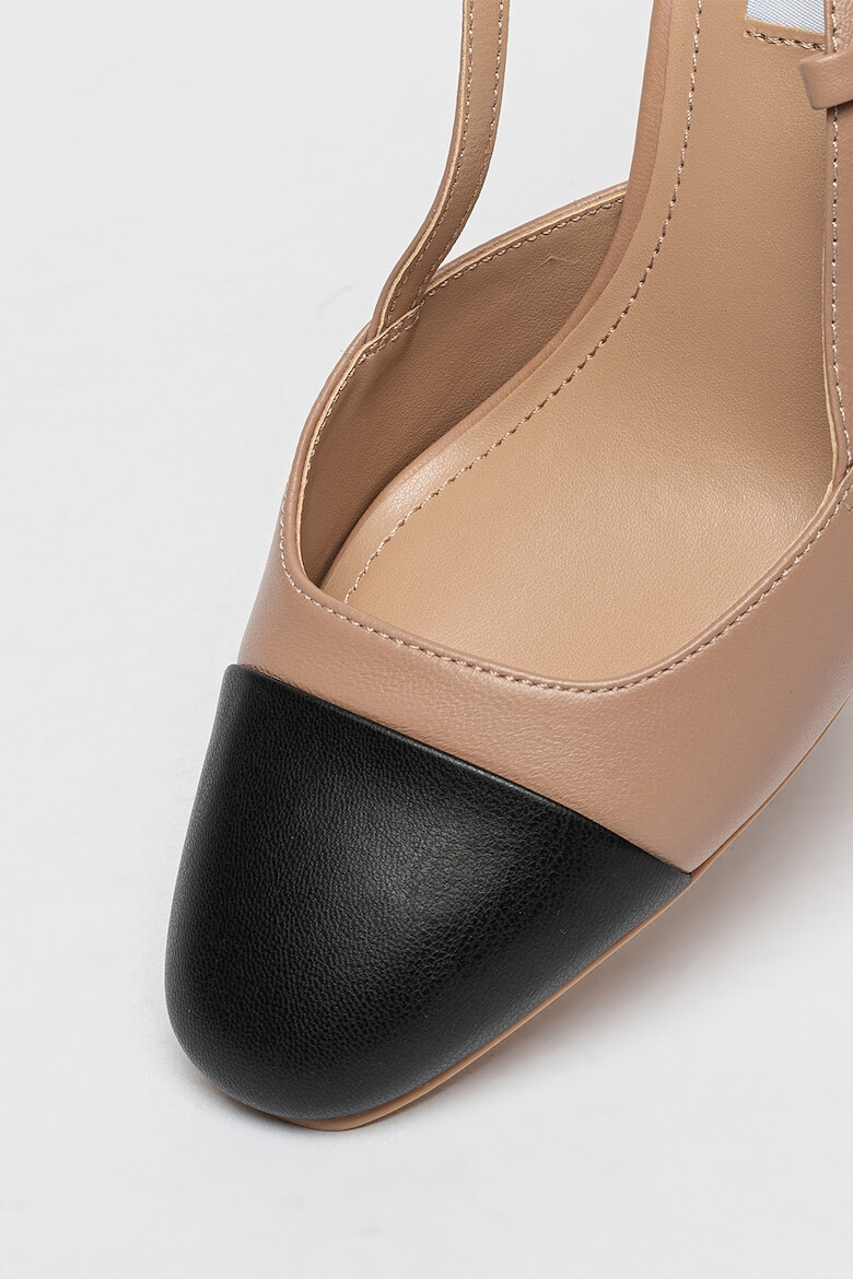 Steve Madden Кожени обувки Zeina - Черен/Прашно розово - Pepit.bg