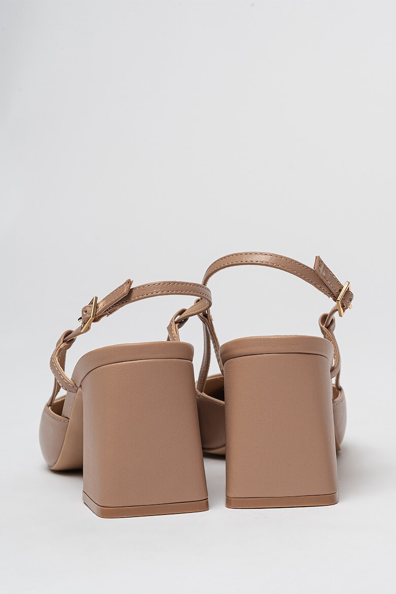 Steve Madden Кожени обувки Zeina - Черен/Прашно розово - Pepit.bg