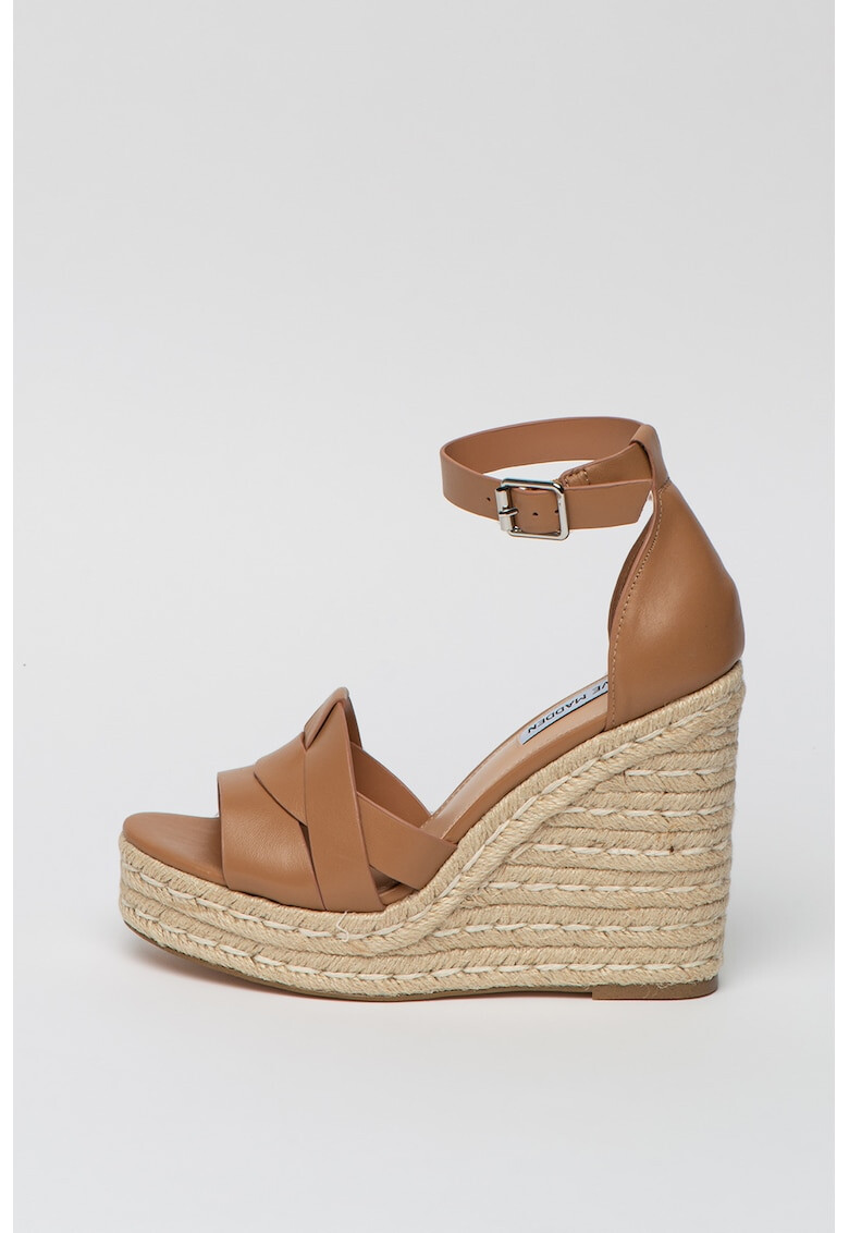 Steve Madden Кожени сандали Camel тип еспадрили - Pepit.bg