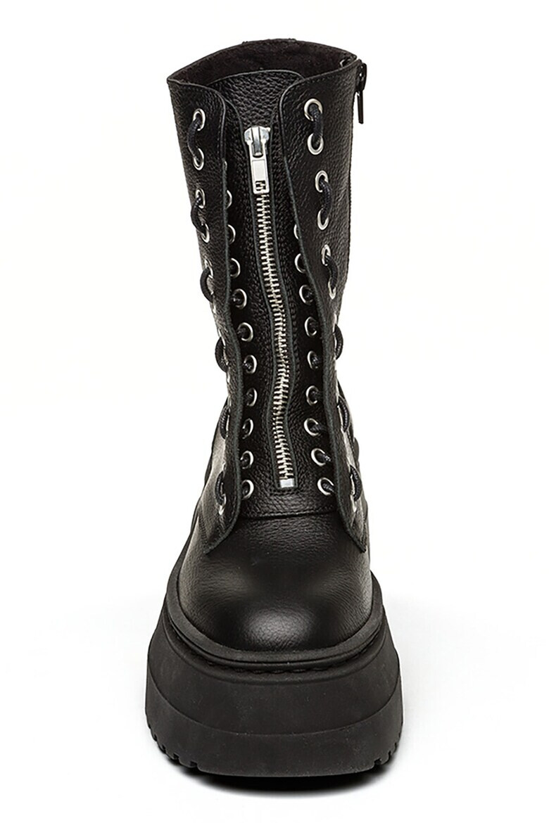 Steve Madden Кожени скосени боти - Pepit.bg