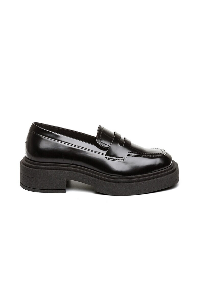 Steve Madden Мокасини от еко кожа - Черен - Pepit.bg