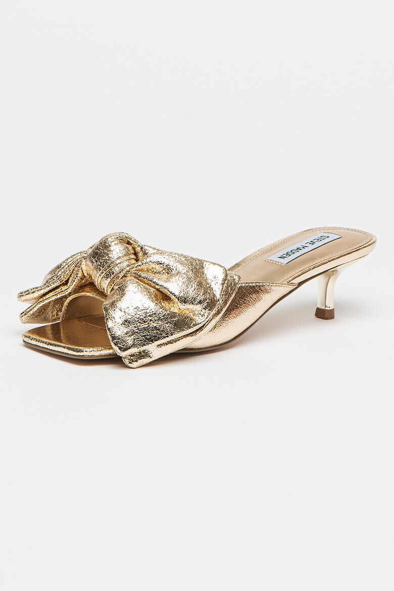Steve Madden Сандали с котешки ток - Златист - Pepit.bg
