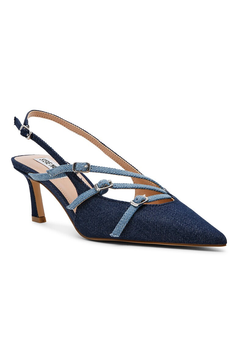 Steve Madden Обувки със заострен връх и каишки - Тъмносин/Лавандула - Pepit.bg