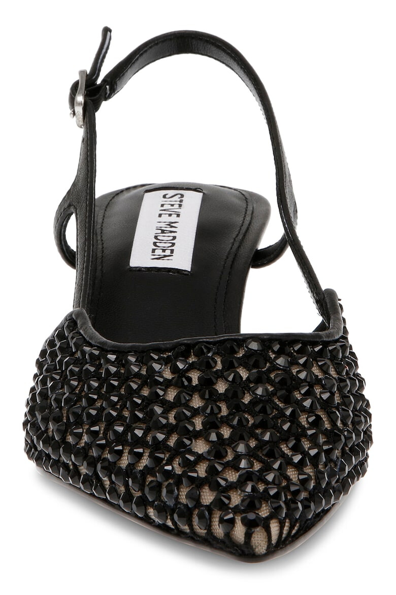 Steve Madden Обувки с остър връх - Черен/Бежов - Pepit.bg