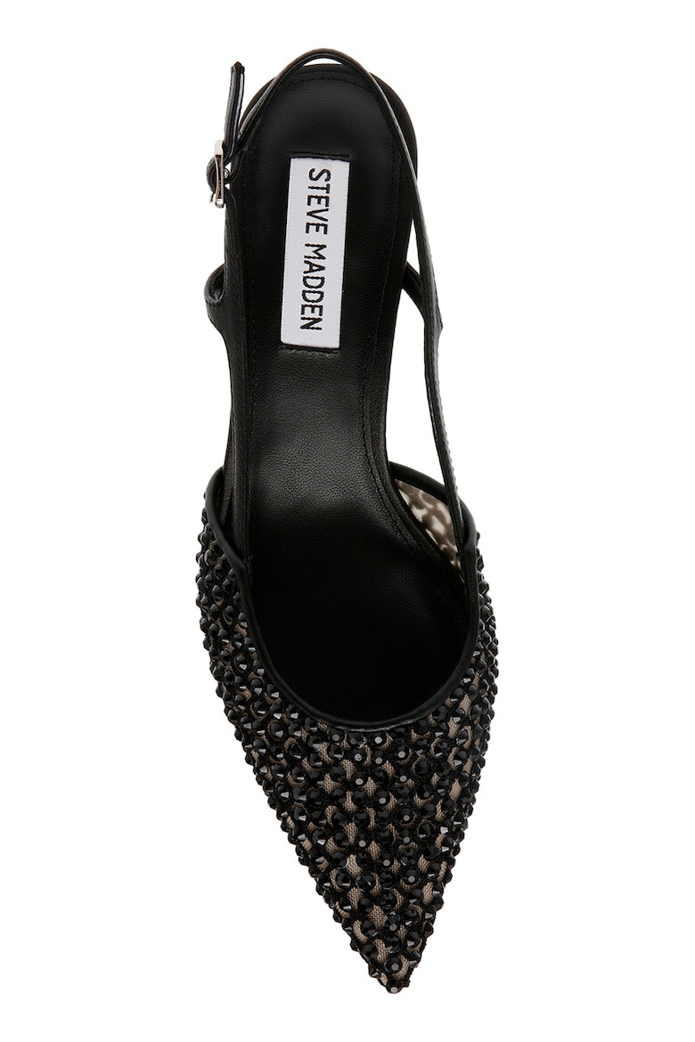 Steve Madden Обувки с остър връх - Черен/Бежов - Pepit.bg