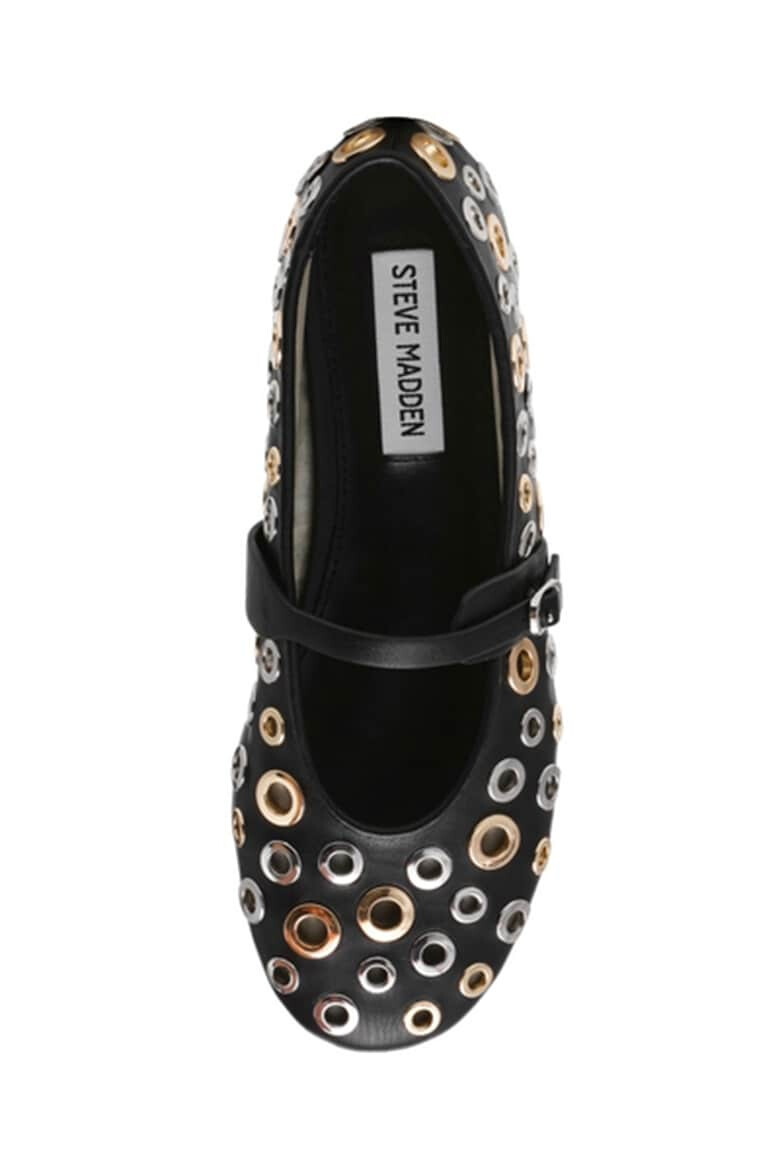 Steve Madden Пантофки с елици - Златист/Черен/Сребрист - Pepit.bg