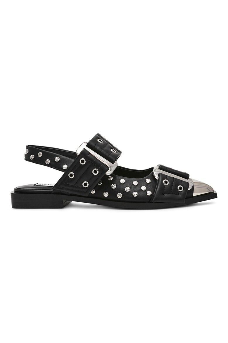 Steve Madden Пантофки с капси - Черен/Сребрист - Pepit.bg