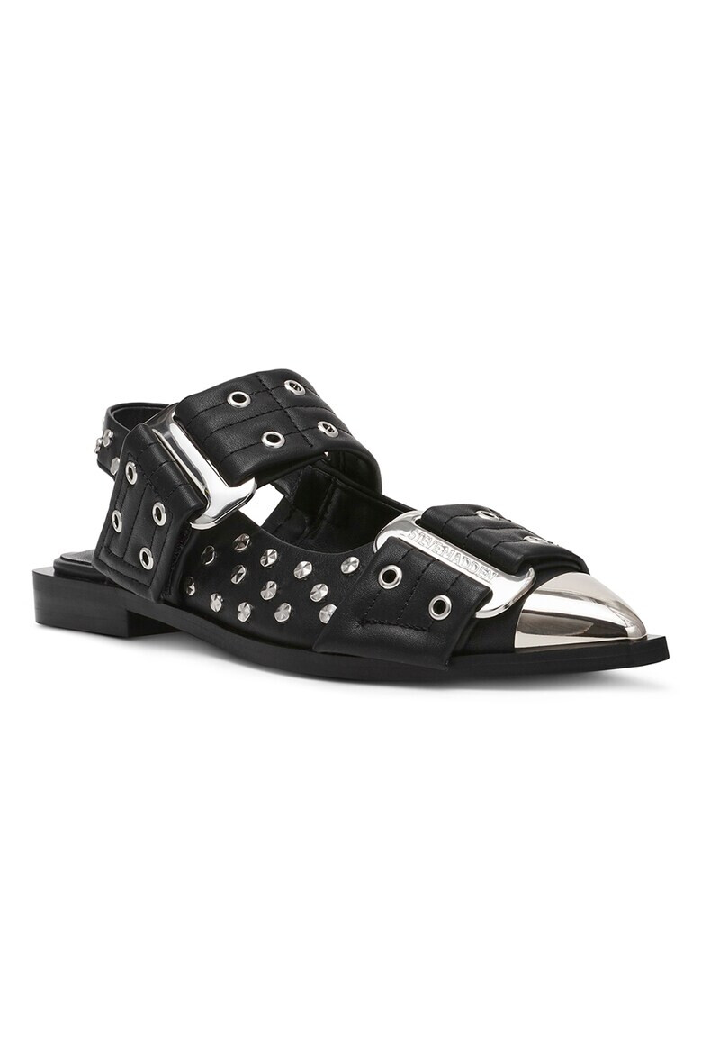 Steve Madden Пантофки с капси - Черен/Сребрист - Pepit.bg