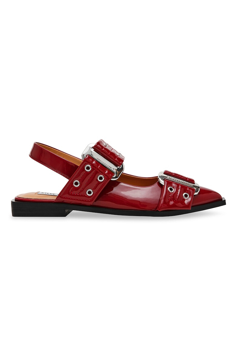 Steve Madden Пантофки с остър връх - Бордо/Тъмночервен - Pepit.bg