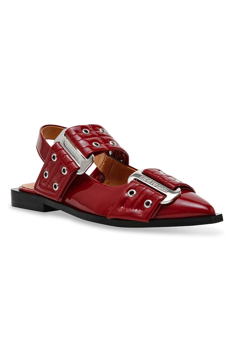 Steve Madden Пантофки с остър връх - Бордо/Тъмночервен - Pepit.bg