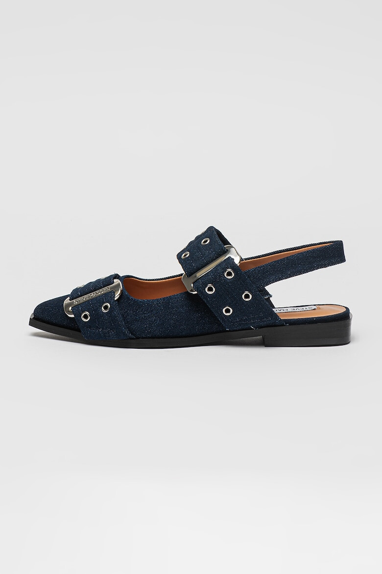 Steve Madden Пантофки с остър връх - Тъмносин - Pepit.bg