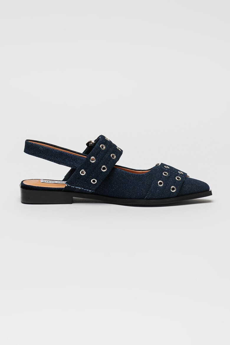 Steve Madden Пантофки с остър връх - Тъмносин - Pepit.bg