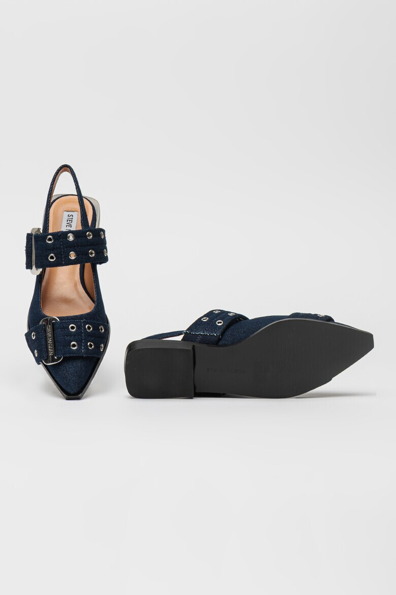Steve Madden Пантофки с остър връх - Тъмносин - Pepit.bg