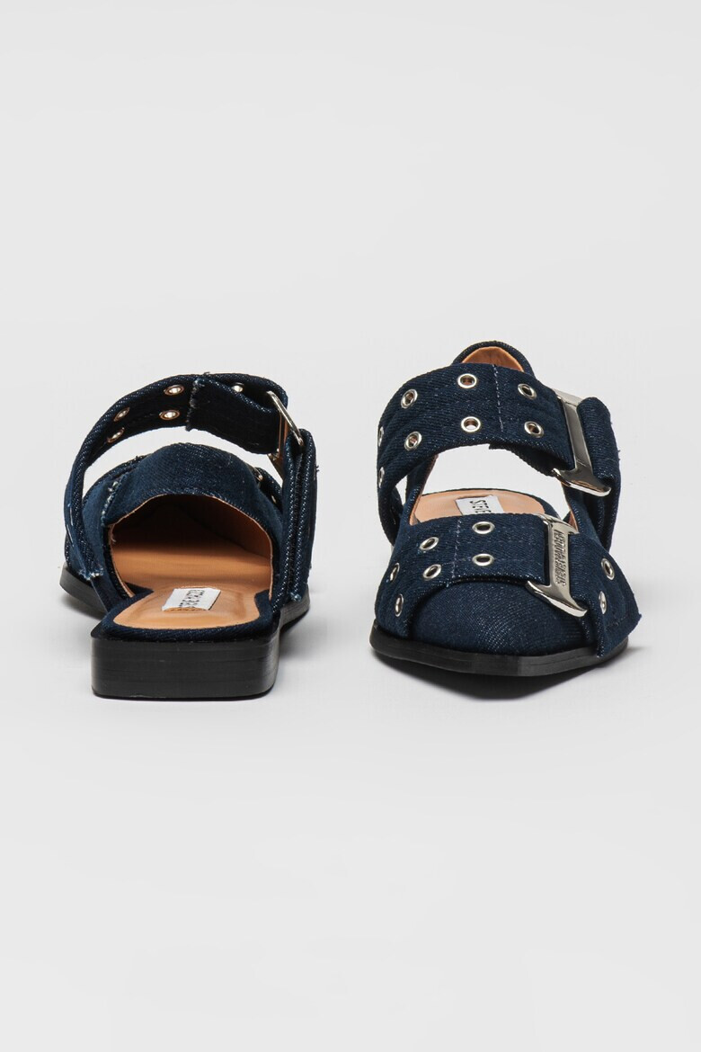 Steve Madden Пантофки с остър връх - Тъмносин - Pepit.bg
