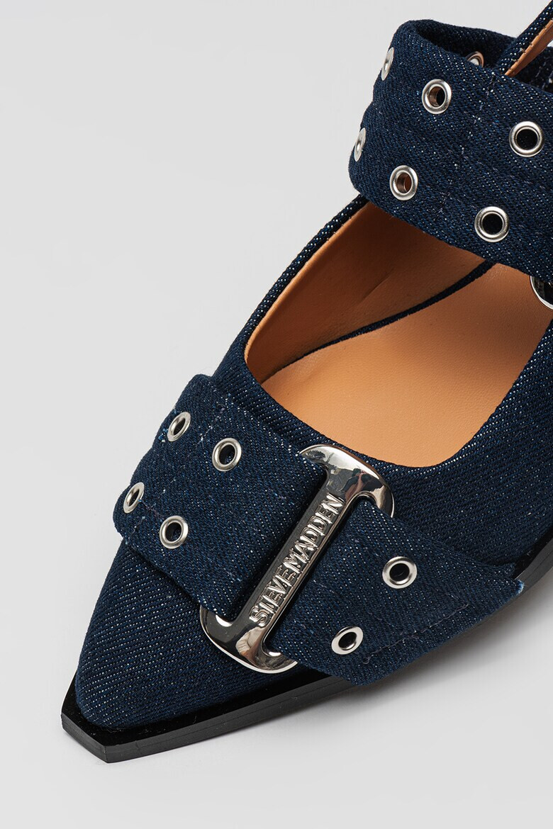 Steve Madden Пантофки с остър връх - Тъмносин - Pepit.bg