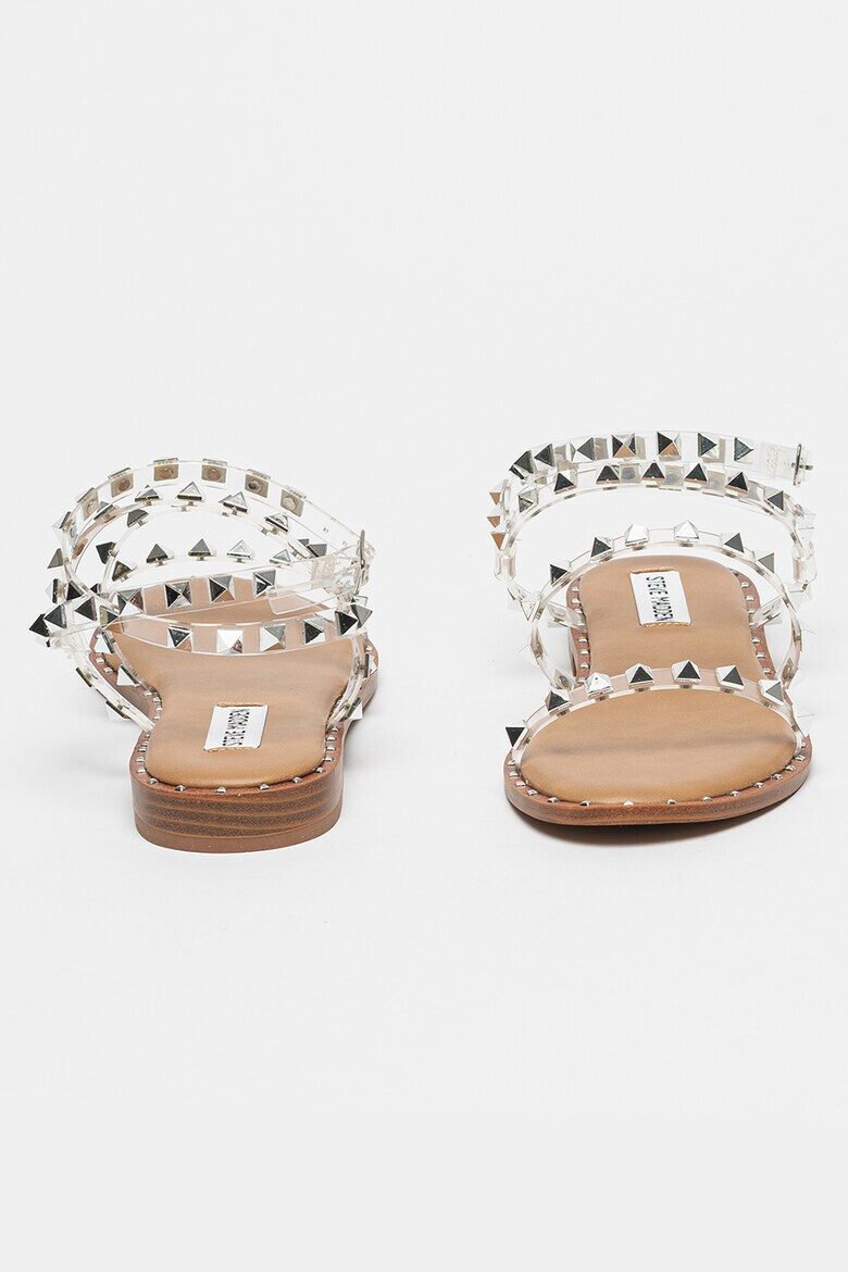 Steve Madden Сандали от велур Travel - Бежов/Сребрист - Pepit.bg